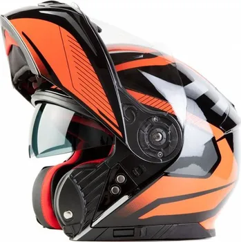 Helma na motorku Vyklápěcí přilba Maxx FF950 orange Velikost: S