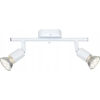 Stropní bodové svítidlo obdélníkové Globo bílé