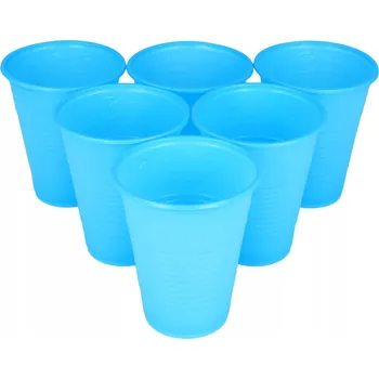 Jednorázové nádobí Plastové Kelímky Na Jedno Použití Modré 100 ks - 200 ml
