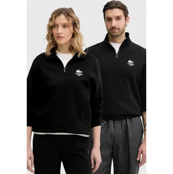 Dámská mikina Bavlněná mikina Lacoste, S, černá, 99A