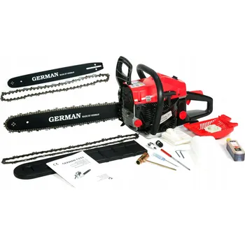 Pila VÝKONNÁ BENZÍNOVÁ PILA ŘETĚZOVÁ PILA 5,2 KM + OLEJ VODÍCÍ LIŠTA