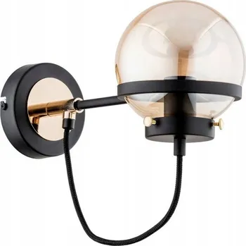 Nástěnné svítidlo Nástěnné svítidlo Alfa černé, žluté E14 40 W