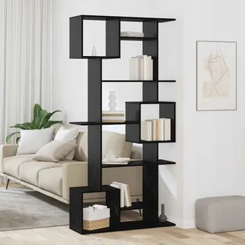 Knihovna Regál VidaXL 29 x 188 x 92 cm, černý dub