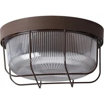 Stropní svítidlo nástěnná - stropní svítidlo z polykarbonátu, nástěnný, průměr 21 cm, IP 54 E27