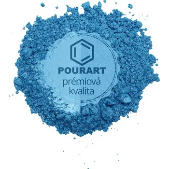 PourArt Metalický prášek DK5045 Pearl Cyan Blue 10g