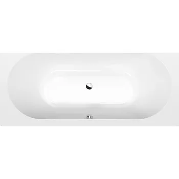 Vana Oválná akrylátová vana Polysan Viva B, odtok uprostřed, 175 x 80 cm