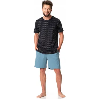 Key Pánské pyžamo MNS 901 krátký rukáv, velikost M