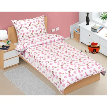 Povlečení Povlečení bavlněné Junior Princezna růžová 140x200, 70x90 cm