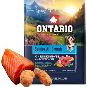 Krmivo pro psa Krmivo krmivo pro tuňáky Ontario 2,25 kg