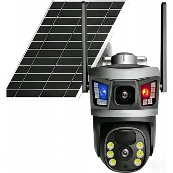 Bezpečnostní kamera YM09-B 4G LTE Solární Kamera 4K 6MP s Obousměrným Zvukem pro Venkovní Použití