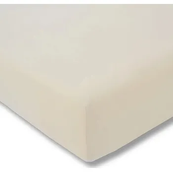 Prostěradlo Prostěradlo 100x200x7 cm na topper, žerzej s úpravou "zwirn" Estella, lněné, s gumou