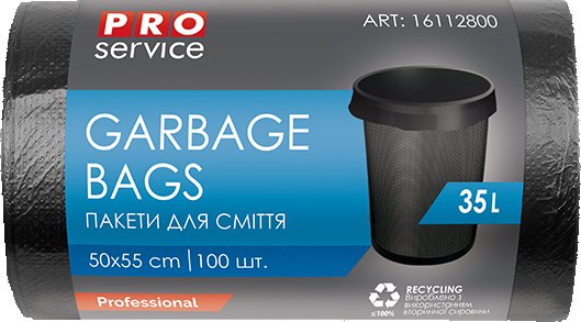 Pro Service Pytle na odpadky černé 35 l 100 ks od 48 Kč - Zbozi.cz