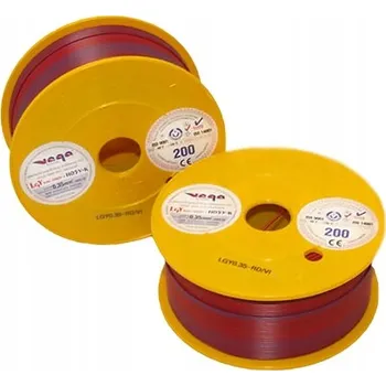 elektrický kabel Kabel LGY/H05V-K 0,35 mm2 200 m Červeno-Fialový