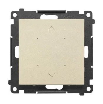 SIMON 55 Šampaňská Matná Tlačítkový Ovladač Rolet + WIFI TEZ1W.01/144