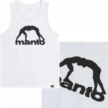 Pánské tílko Tílko MANTO Tričko , bílé, vel M