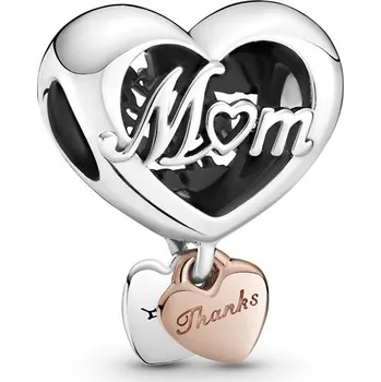 Přívěsek Přívěsek Charm Děkuji Ti Mami S925 DÁREK