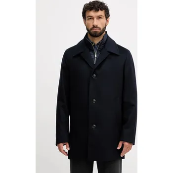 Dámský kabát Vlněný kabát BOSS H-Clark-Bib-S-254 50551087 námořnická modř 59X, vel. 52