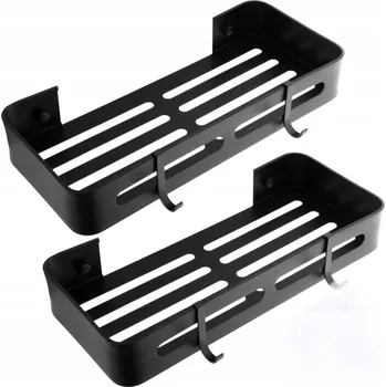 Koupelnový nábytek Sada 2 kusů koupelnové poličky do sprchy, do kuchyně, na obklady