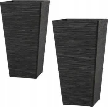 Květináč Květináč 61 x 32 cm plast černý