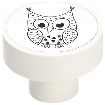 Nábytkové kování Dřevěná nábytková úchytka GD08 GAMET SOWA LOFT V110