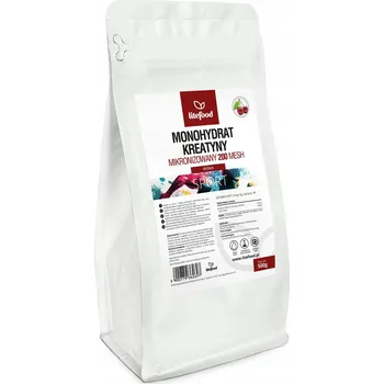 Kreatin LiteFOOD – Kreatin monohydrát – 500 g višeň