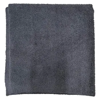 Utěrka Černá bezešvá mikrovláknová utěrka ekko PROFESSIONAL 40x40 cm 385 g/m2
