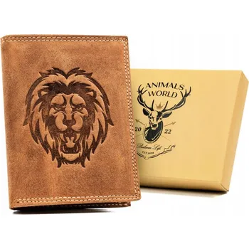 Peněženka Always Wild peněženka z pravé nubukové kůže hnědá - muž