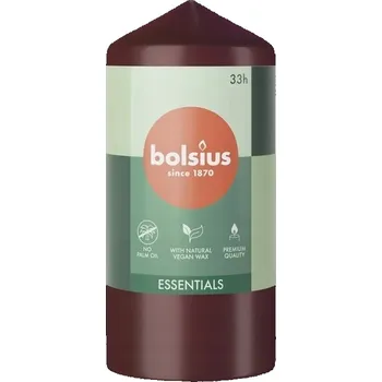Svíčka Dekorativní parafinová svíčka Bez vůně Bolsius 1 ks