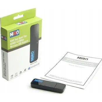 Síťová karta WIFI USB adaptér Hiro H50334 Dual Band AC600 433 Mb/s 5G