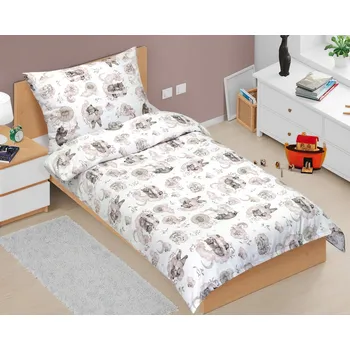 Povlečení Sada povlečení Bellatex 140 x 200 cm béžová