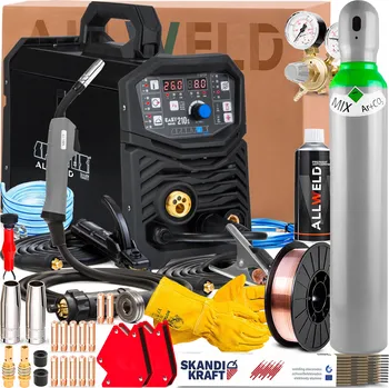 Svářečka Svářečka MIGOMAT Spartus EasyMig 210S synergická 200A MMA TIG LIFT 3v1