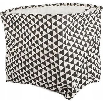 Skládací koš na prádlo/hračky velký uzavíratelný z pevných materiálů