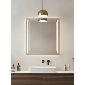 Zrcadlo Zrcadlo LED Susanna | Dotykový spínač | 90x70 cm | Neutrální bílá 4000K Vyrobeno v PL