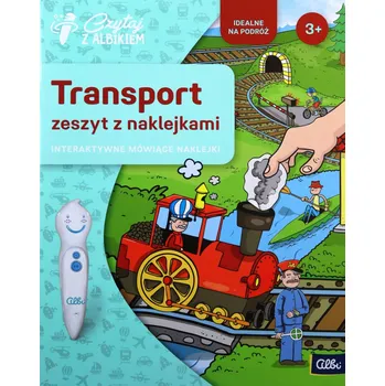 Umění Czytaj z Albikiem Zeszyt z naklejkami: Transport Kolektivní práce