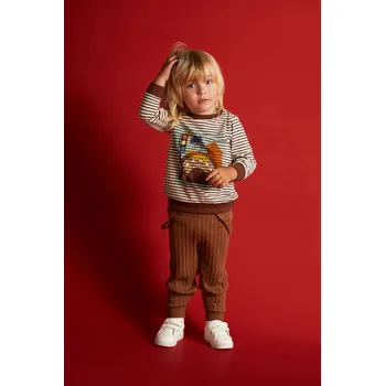 Coccodrillo tepláky hnědé, velikost 74