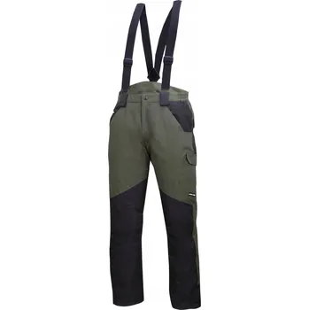 Pracovní obuv LAHTI PRO PRACOVNÍ ZATEPLENÉ KALHOTY S LACLEM ZELENÉ/ČERNÉ, "3XL"