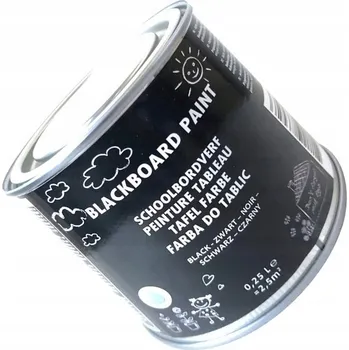 barva na zeď KŘÍDOVÁ BARVA ČERNÁ TABULOVÁ NA TABULE 250ml MATNÁ