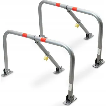 Visací zámek Sada parkovacích zábran Bituxx 2 ks na visací zámek