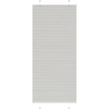 Roleta Roleta plisé světle šedá 100x200 cm Šířka látky 99,4 cm