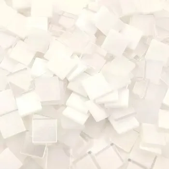 Obraz Mozaika tón v tónu bílá Fólie 10x10 mm, 190 ks