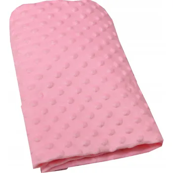 Prostěradlo PROSTĚRADLO S GUMOU MINKY DO POSTÝLKY 120X60 NA MATRACE SVĚTLE RŮŽOVÁ