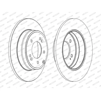 Auto-moto Brzdový kotouč FERODO DDF1787C