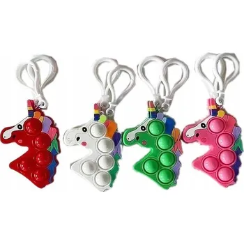 Antistresová Přívěsek Na Klíče s jednorožcem 1 KS .