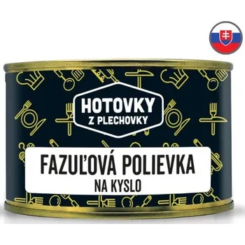 Hotové jídlo Hotovky z plechovky Fazolová polévka na kyselo 400 ml