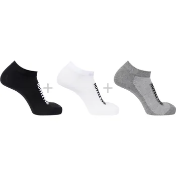 Dámské ponožky Salomon Everyday Lite Low 3-Pack LC2912200 - black/white/frost gray 45-47