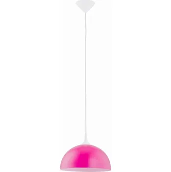 Kuchyňská závěsná lampa malinová Alfa Albert 1 x E27