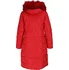 Dámský kabát Perso BLH 818025 FF červený