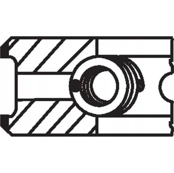 Píst motoru Mahle 007 RS 10111 0N2 Sada pístních kroužků