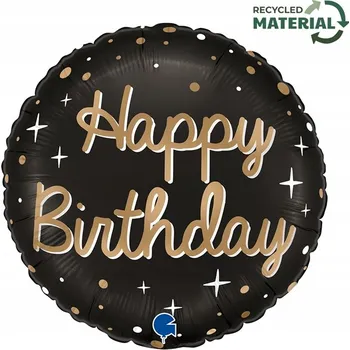 Balónek Fóliový balónek Grabo 18'', R18 Jiskřivé narozeniny
