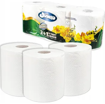 Utěrka Papírové utěrky Slon Jumbo v balení po 3 ks, bílé